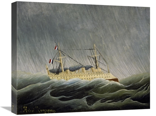 Global Gallery GCS-279896-22-142 22 in. The Ship in the Storm Art Prin