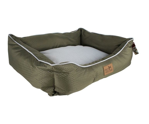 Pet Bed Bolstered Honeycomb Oxford