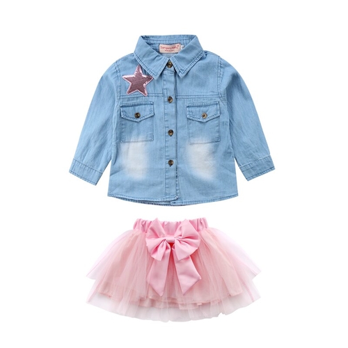 Spring 2PCS Cute Fashion Toddler Baby Girls Casual