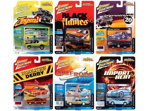 \Street Freaks\" 2020 Set A of 6 Cars Release 4 1/64 Diecast Model