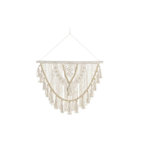 Hanging decoration DKD Home Decor 70 x 3 x 97 cm Natural Cream