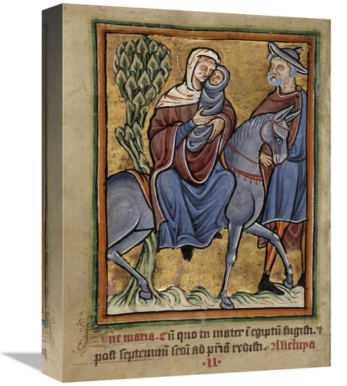 Global Gallery GCS-457573-1216-142 12 x 16 in. The Flight Into Egypt A