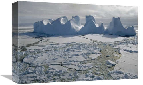 Global Gallery GCS-451332-1218-142 12 x 18 in. Water Worn Iceberg in S