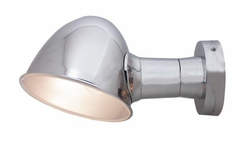 Authentic Models SL074 Funnel Wall Lamp, Polished Aluminum