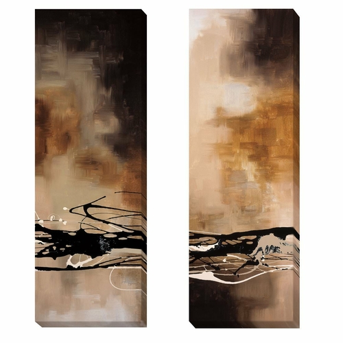 Artistic Home Gallery 1236K778CG Tobacco & Chocolate I & III by Laurie