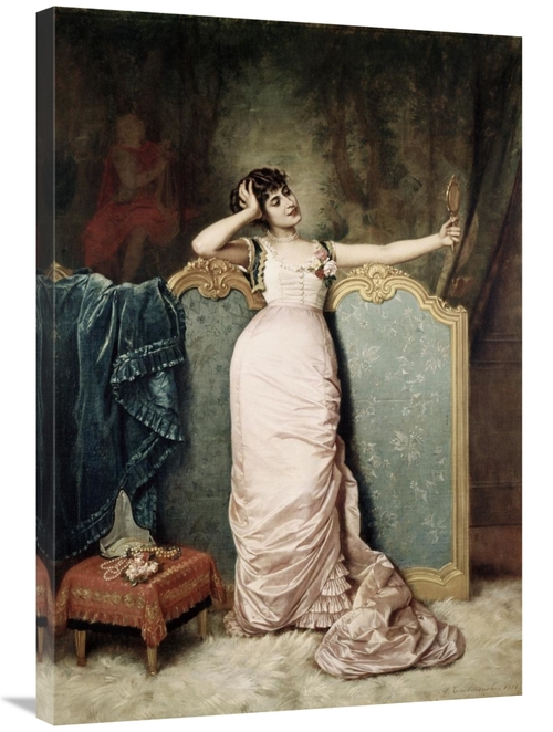 Global Gallery GCS-280580-36-142 36 in. Admiring Herself Art Print - A