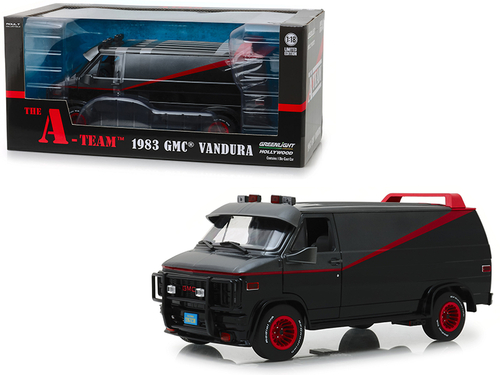 1983 GMC Vandura Black \The A-Team\" (1983-1987) TV Series 1/18