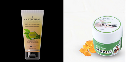 Japanese Matcha Tea Face Wash Argan Oil HAIR MASK  pack of 2