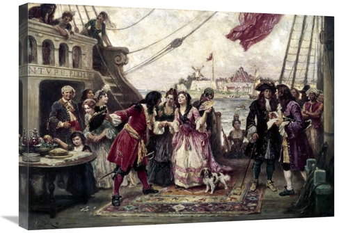 Global Gallery GCS-277520-30-142 30 in. Captain William Kidd in New Yo