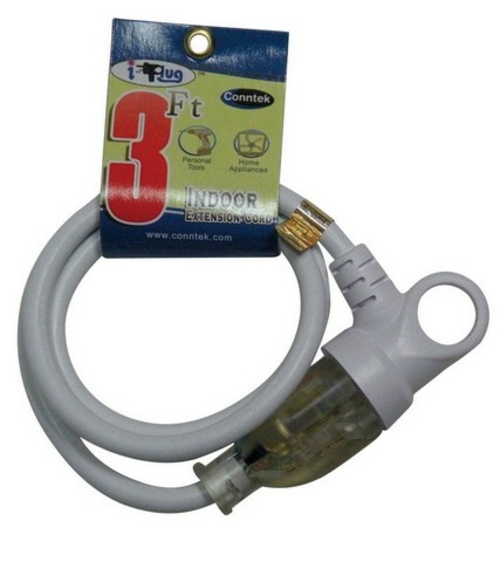 Conntek I-PLug 24161-036 3 in. 3 Plug Gray I Plug LED