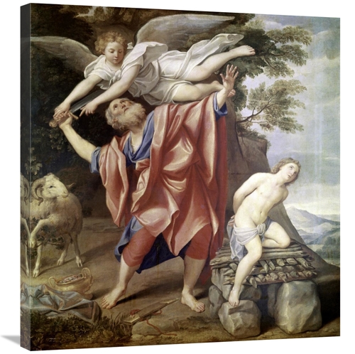 Global Gallery GCS-277411-30-142 30 in. Abraham Sacrificing Isaac Art 