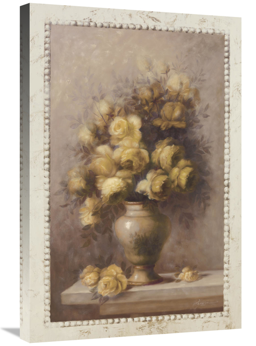 Global Gallery GCS-122442-2030-142 20 x 30 in. Yellow Rose Bouquet Art