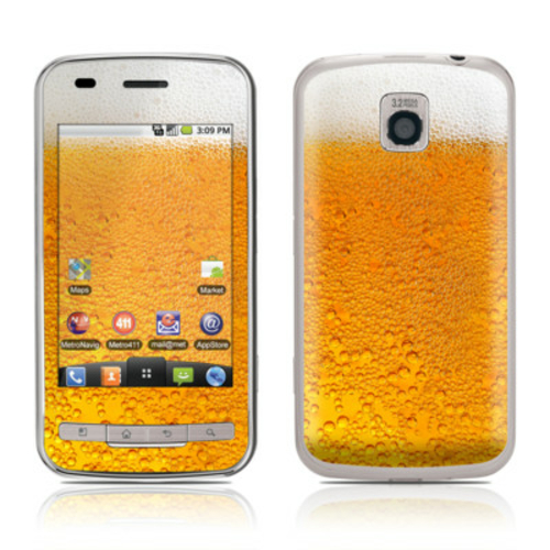 DecalGirl LOPM-ALE DecalGirl LG Optimus M Skin - Beer Bubbles