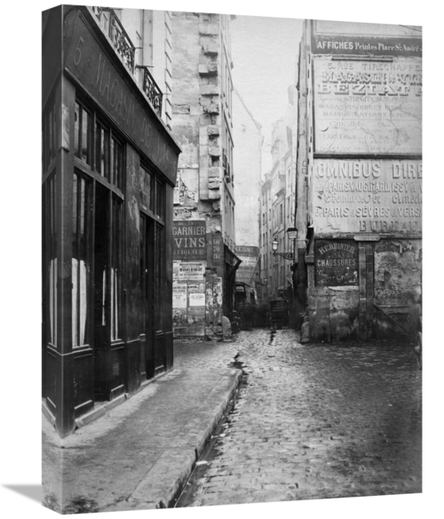 Global Gallery GCS-455099-22-142 22 in. Paris, 1860-1870 - Rue Tir