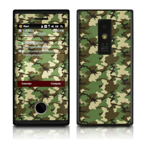 DecalGirl HTCP-WCAMO HTC Touch Pro Skin - Woodland Camo