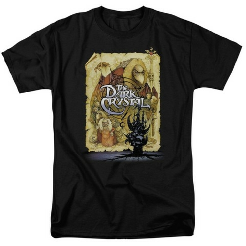 Trevco Dark Crystal-Poster - Short Sleeve Adult 18-1 Tee - Black- 2X
