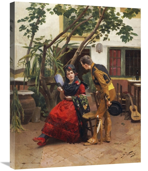 Global Gallery GCS-267588-30-142 30 in. The Suitor Art Print - Jules W