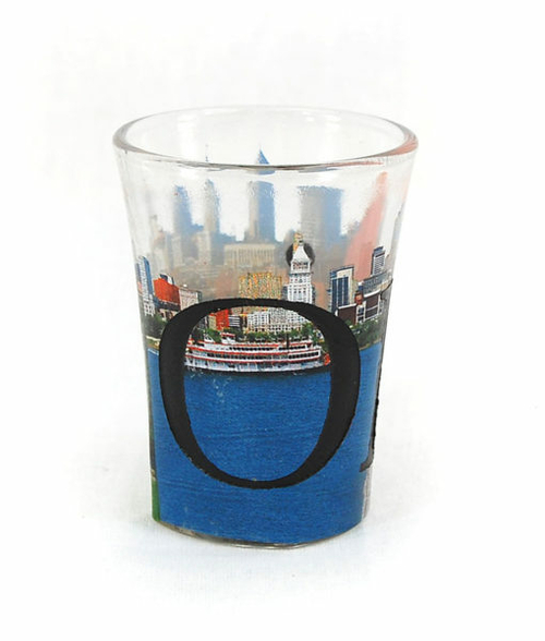 Americaware SGOHI01 Ohio Full Color  Etched  Shot Glass