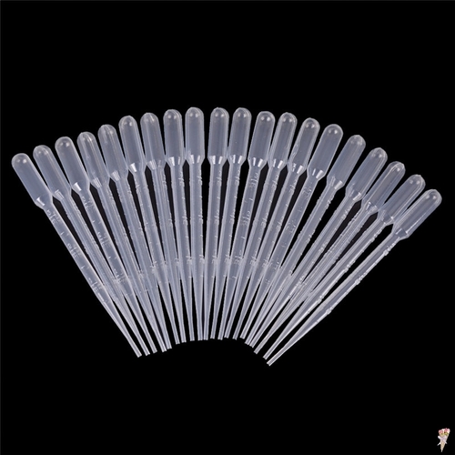 20Pcs 3ml Disposable Plastic Practical Transparent