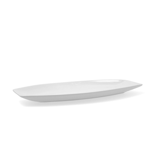 Serving Platter Quid Gastro Ceramic White (40 x 17,5 x 3,5 cm) (Pack