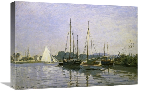 Global Gallery GCS-278641-22-142 22 in. Boats - Regatta at Argenteuil 