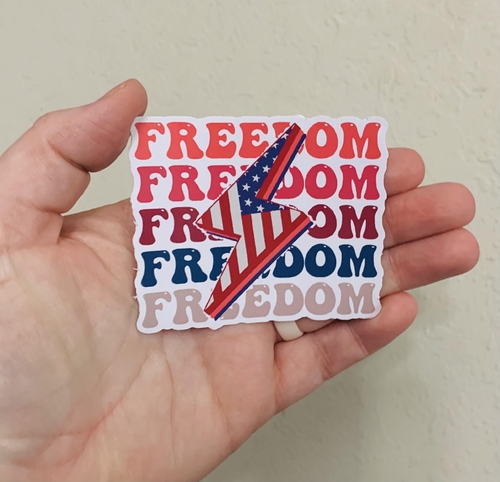 Freedom- 4th of July Sticker/Magnet