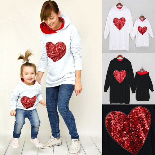 Autumn Winter Casual Lovely Family Matching