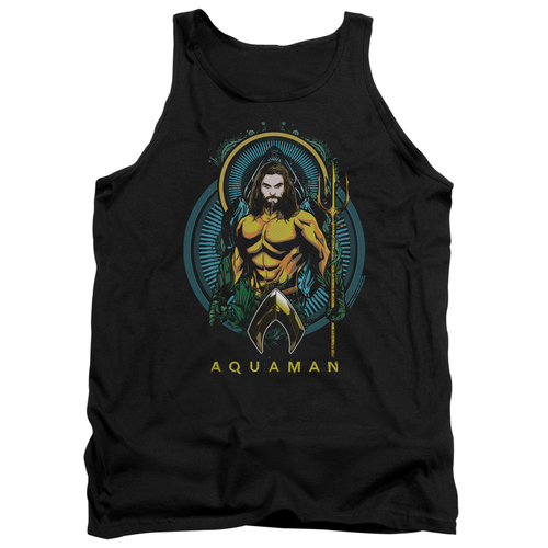 Trevco AQUA107-TK-4 Aquaman Movie & Aqua Nouveau Adult Cotton Tank Top