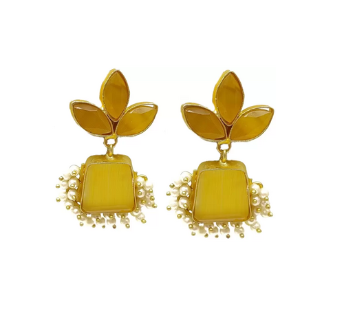 women Ring adjustable Stainless Steel Alloy Amber Copper Plated Ring