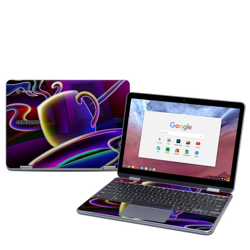 DecalGirl SCP8-COFFEEBREAK Samsung Chromebook Plus 2018 Skin - Coffee 