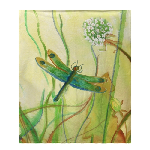 Betsy Drake BK187 Dragonfly Fleece Throw
