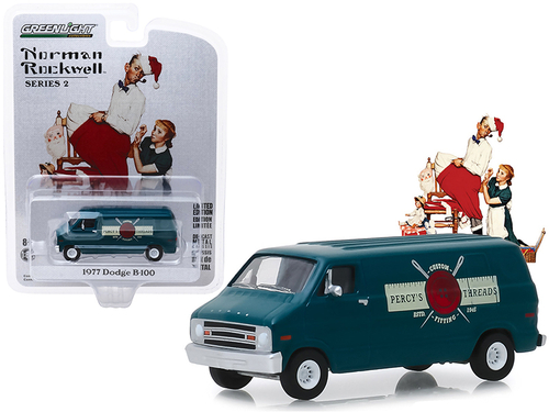 1977 Dodge B-100 Van Nordic Dark Blue \Percy\'s Threads\" \"Norman