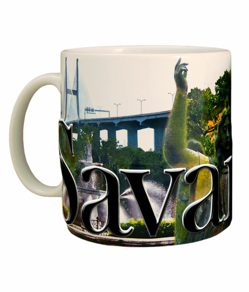 Americaware SMSVH01 Savannah 18 oz Full Color Relief Mug