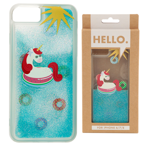iPhone 6/7/8 Phone Case - Tropical Vacation Vibes Unicorn