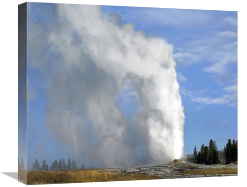 Global Gallery GCS-396659-22-142 22 in. Old Faithful Geyser Spouting&#