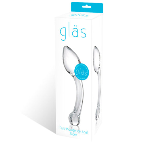 Glas 8 in. Pure Indulgence Anal Slider Prostate Stimulating Glass