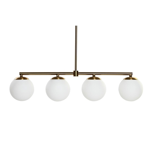 Ceiling Light DKD Home Decor Golden White (82 x 15 x 20 cm)