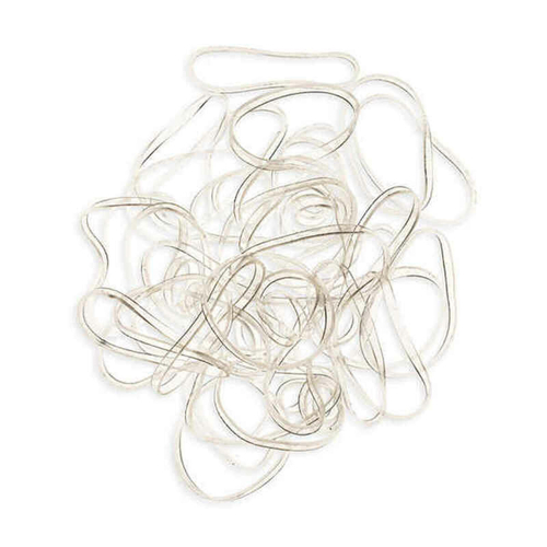 Rubber Hair Bands Xanitalia 8019622246125 Large Transparent (40 pcs)