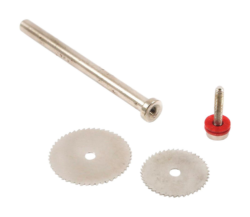 Forney Industries 2837524 0.5 & 0.63 in. Steel Mini Saw Blade Set - 3 