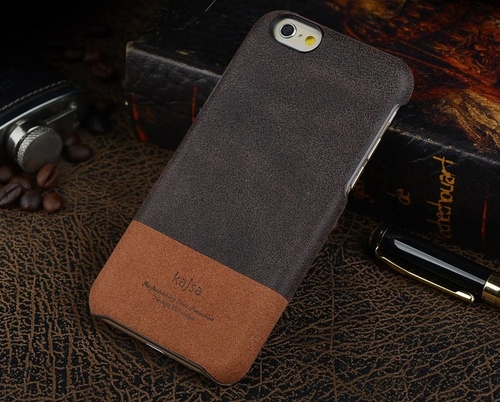 Contrast Colors Leather iPhone Case