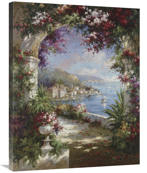 Global Gallery GCS-121149-2835-142 28 x 35 in. Floral Vista Art Print 