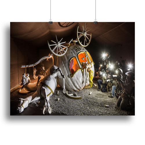 Banksy Cinderella Carriage Canvas Print or Poster