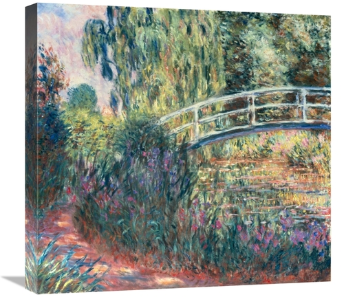 Global Gallery GCS-278675-22-142 22 in. Le Pont Japonais - Bassin Aux 