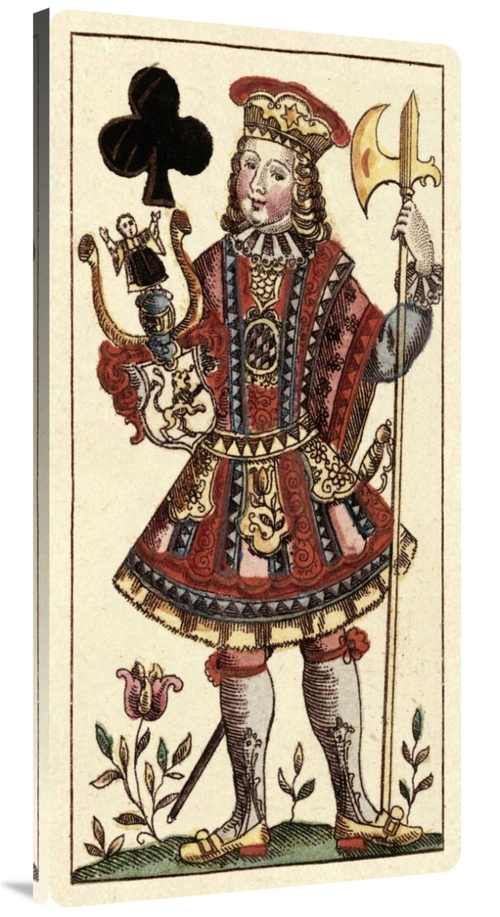 Global Gallery GCS-455071-2448-142 24 x 48 in. Knave of Clubs - Bauern