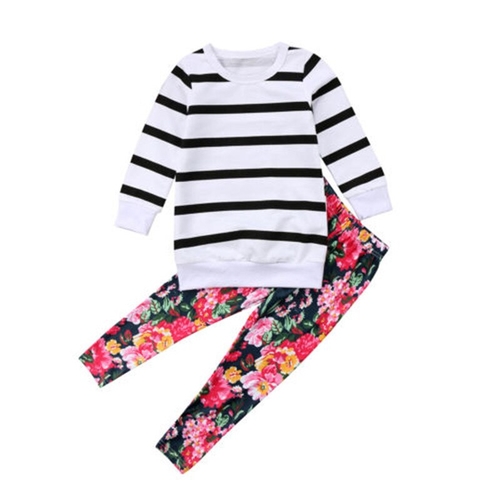 Fashion Toddler Baby Girls Clothes Summer Outfits