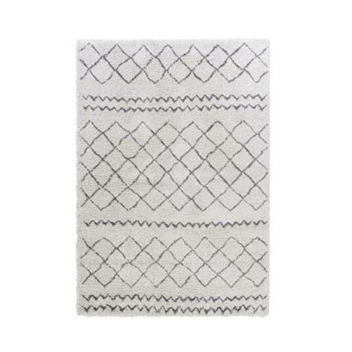 Nomadic Dark Cream Grey Rug