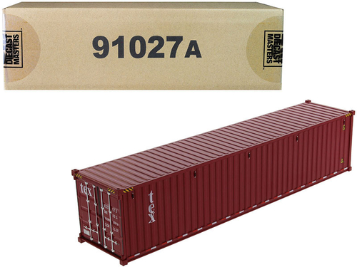 40\' Dry Goods Sea Container \TEX\" Burgundy \"Transport Series\" 1/50