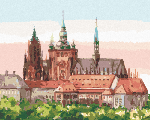 Paint by Numbers - PRAGUE CASTLE II