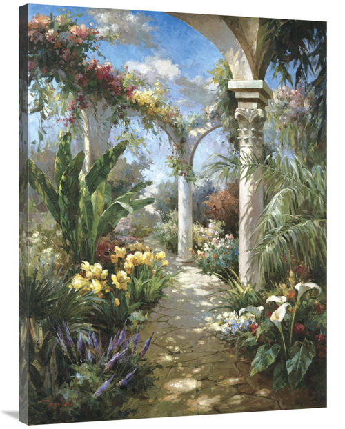 Global Gallery GCS-115992-3040-142 30 x 40 in. Quiet Arbor Art Print -