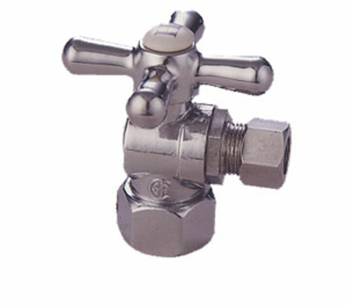 Angle Stop with .5 in. IPS x .37 in. OD Compression